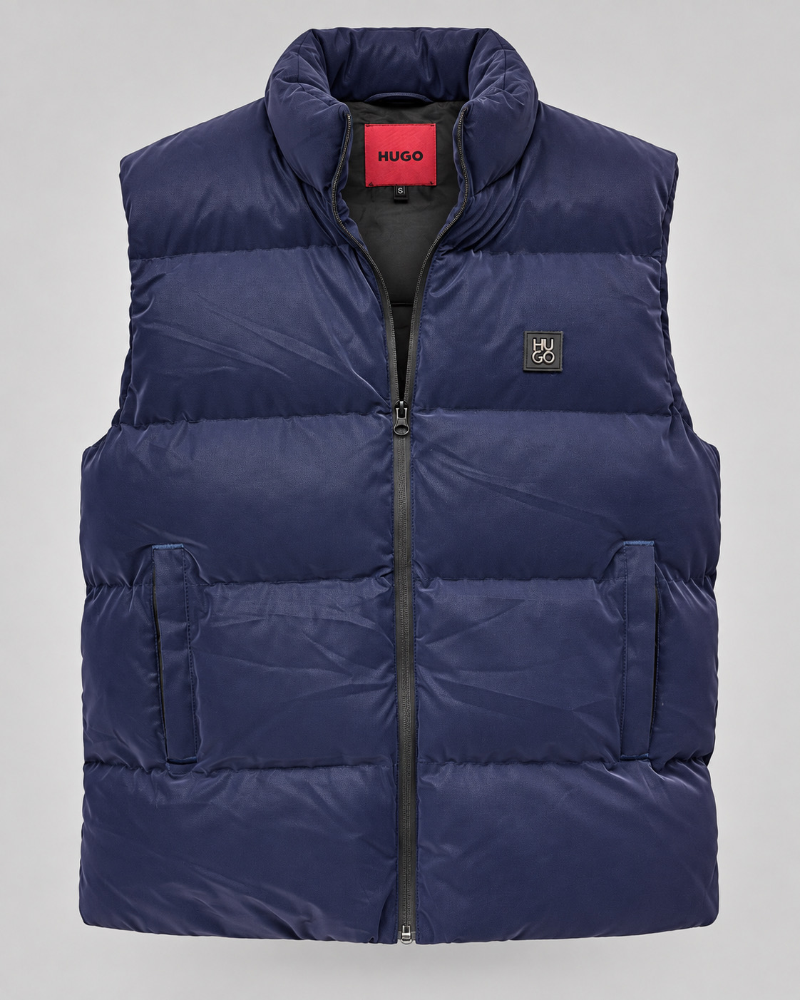 HUGO VEST NAVY BLUE MAT