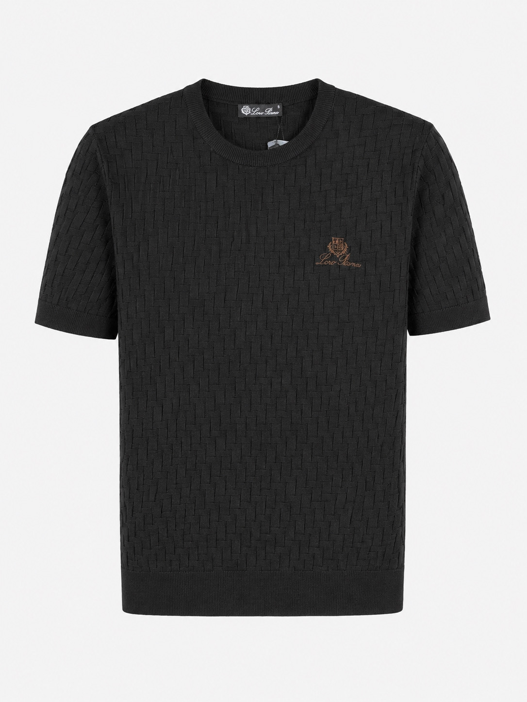Loro Slim fit tee - Black