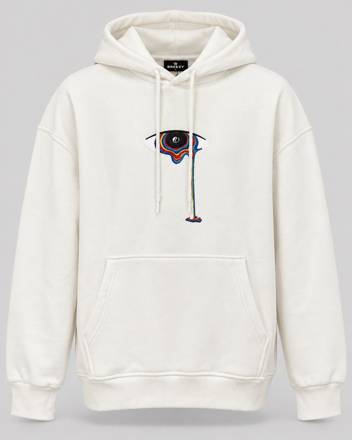 Rainbow Eye Hoodie WHITE
