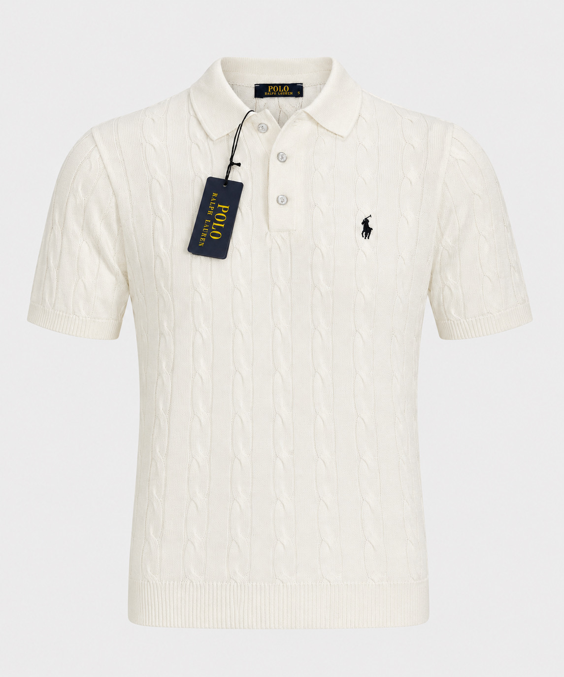 Polo  White Knit-me kapse