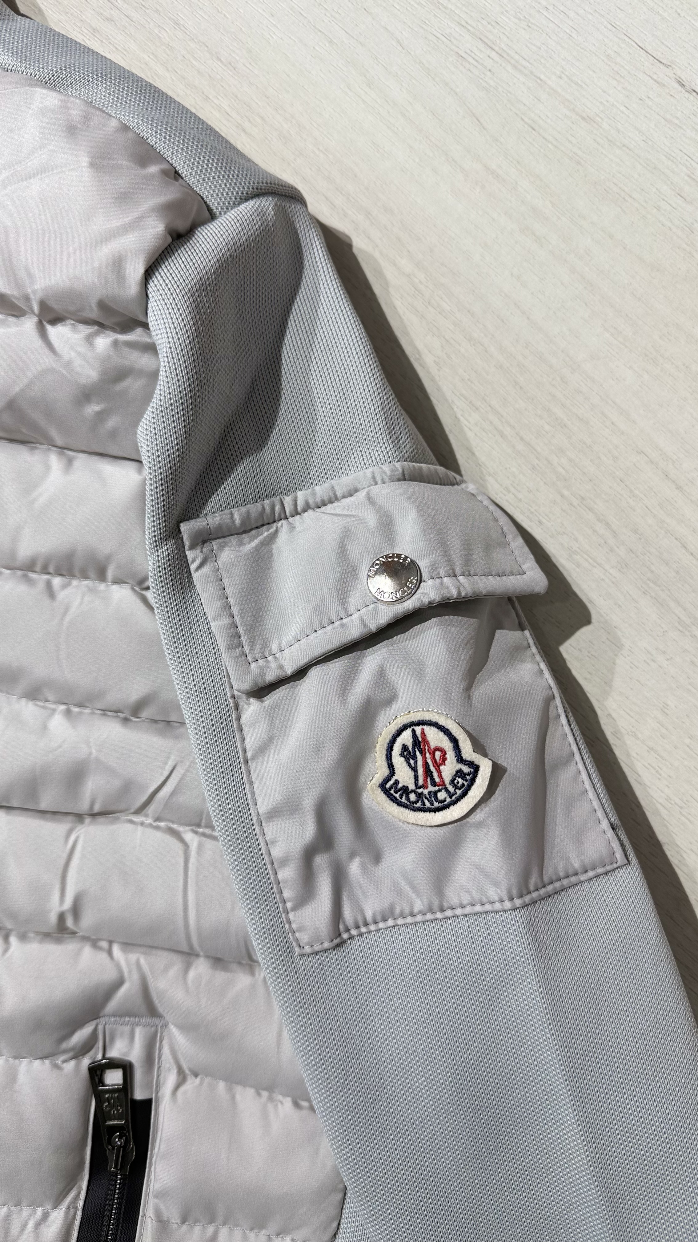 CARGIGAN MONCLER GREY