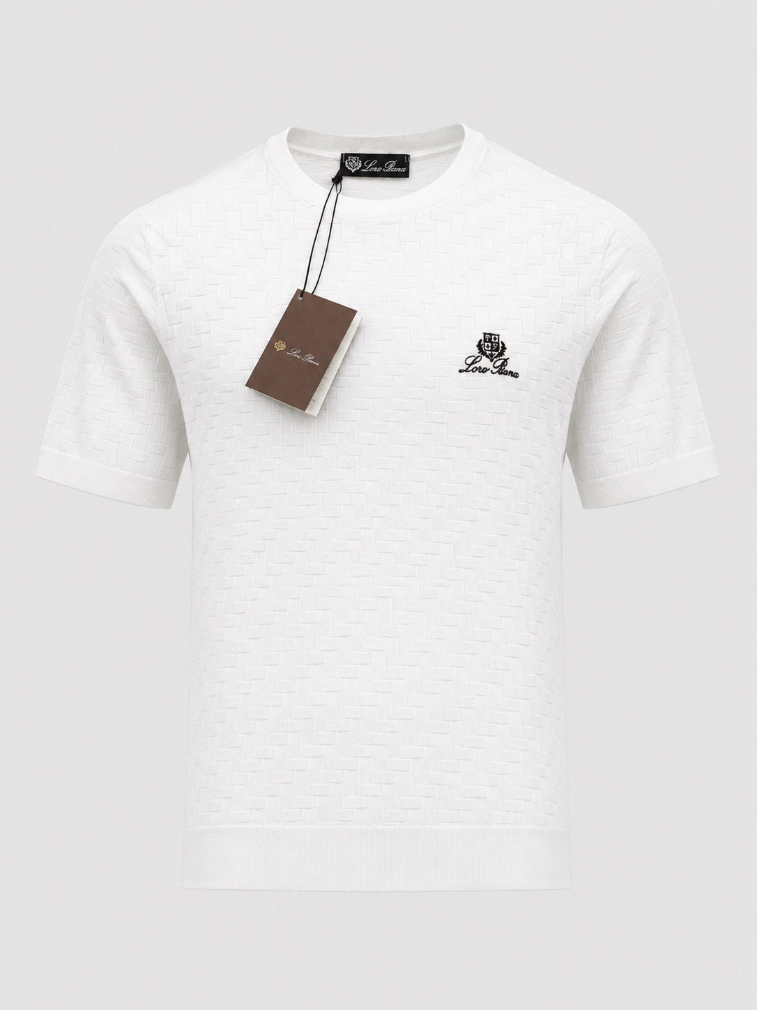 Loro Slim Fit Tee - White