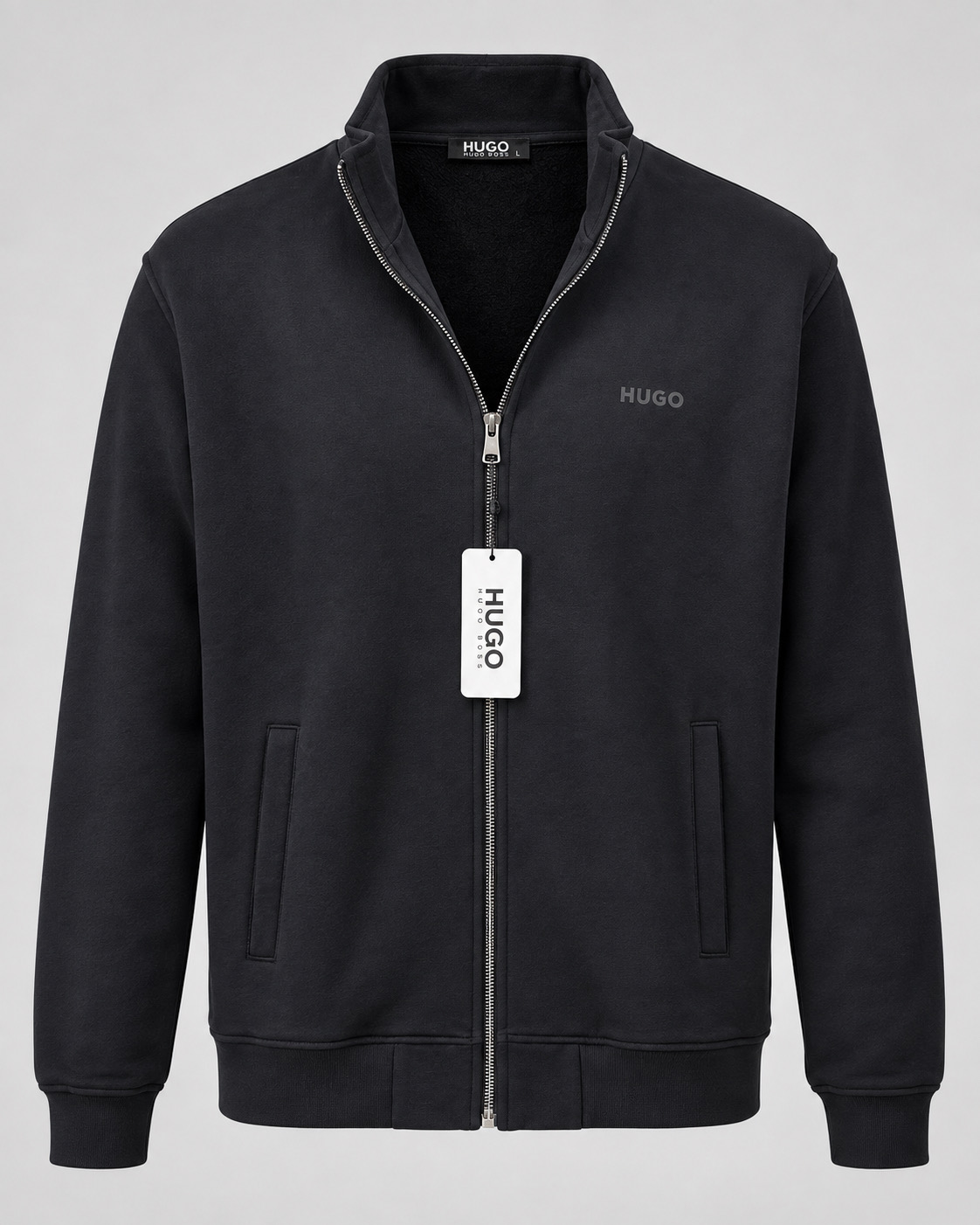 HUGO ZIPPER BLACK