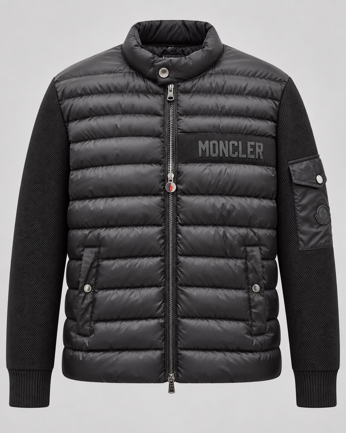 MONCLER CARDIGAN BLACK