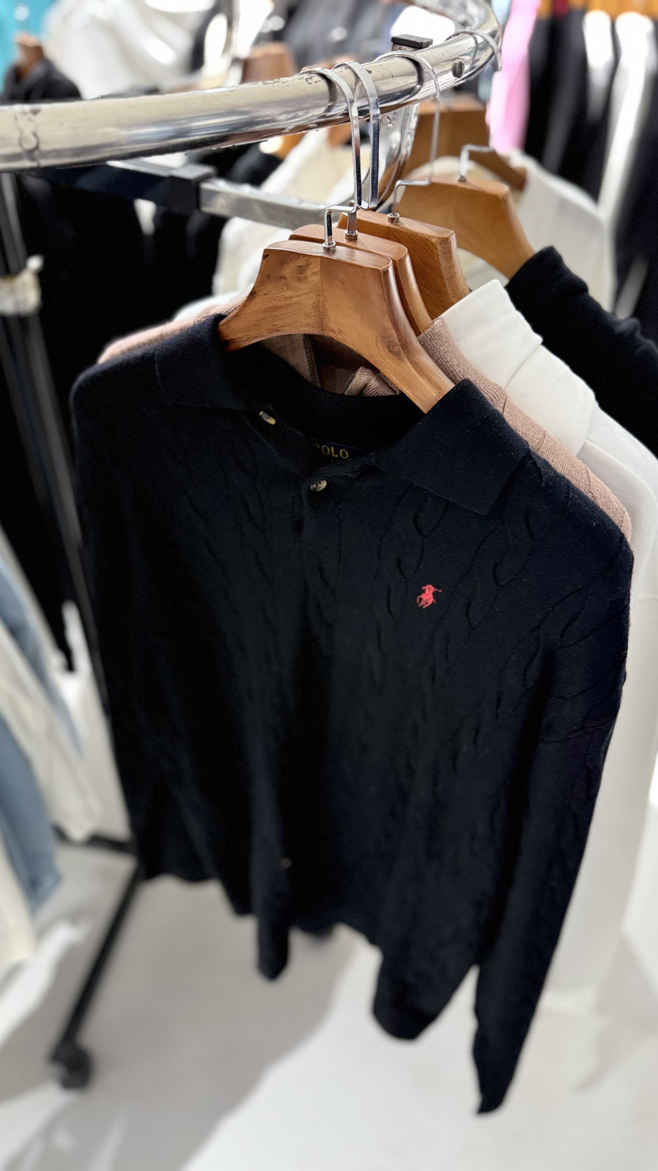 BLUZË POLO BLACK
