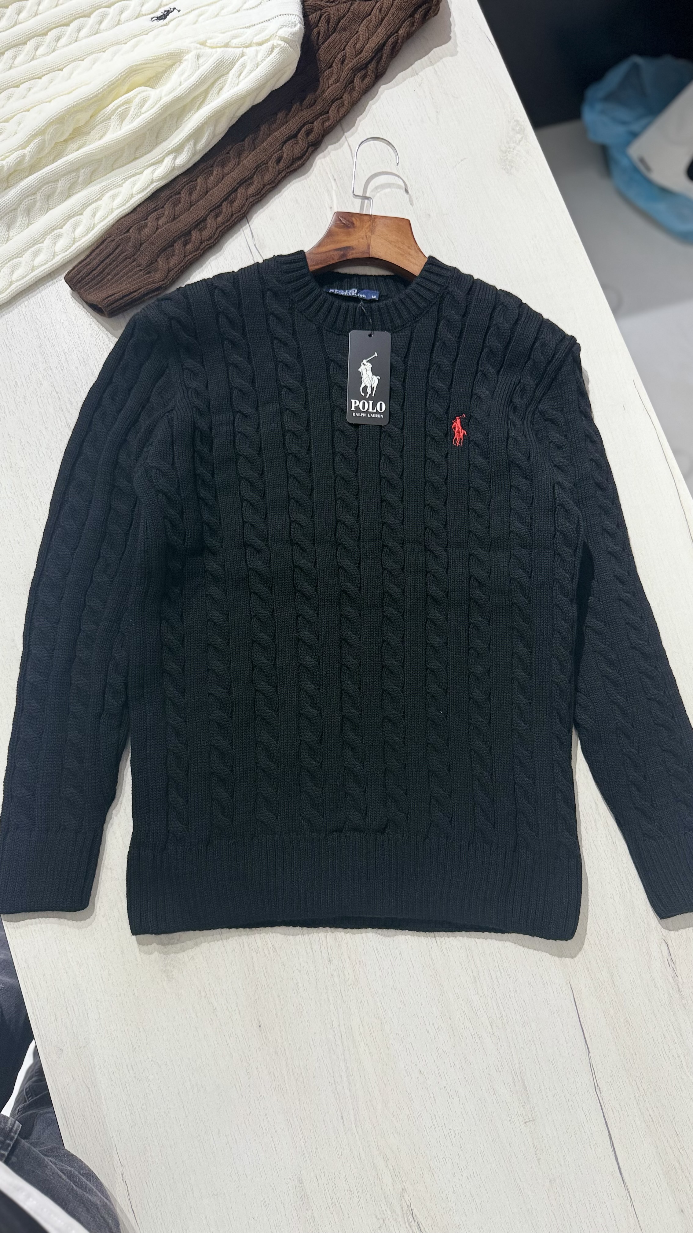 POLO RL Cable Knit – i Zi