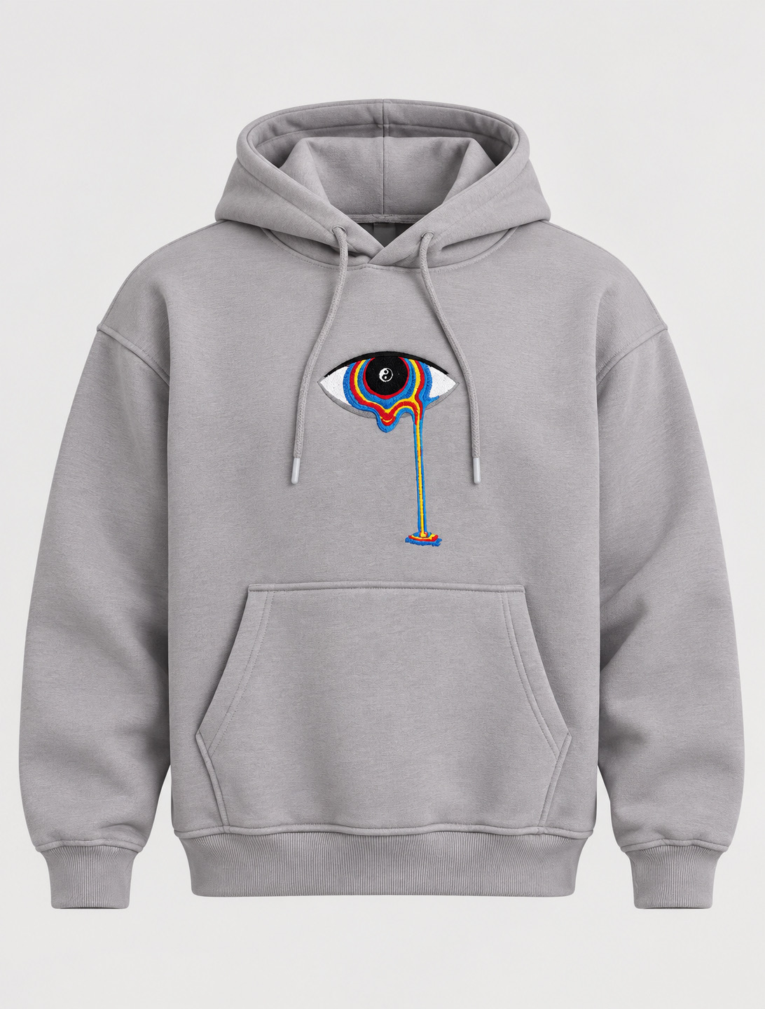 Rainbow Eye Hoodie GREY